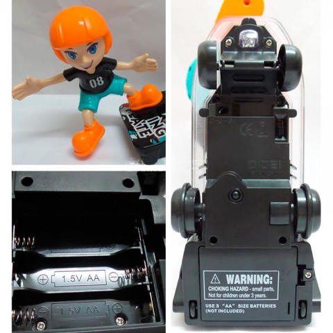 Игрушка мальчик на скейте Sliding Plate-3