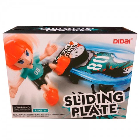 Игрушка мальчик на скейте Sliding Plate-5