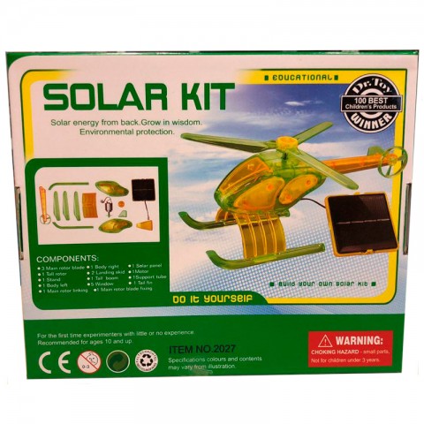Игрушка-вертолет Solar Helicopter на солнечной энергии-3