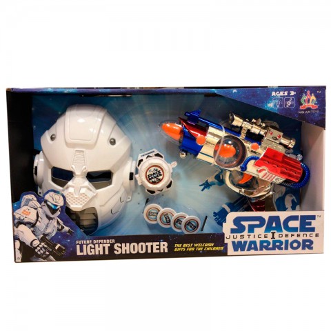 Игрушка-пистолет "Space Warrior" с маской-1