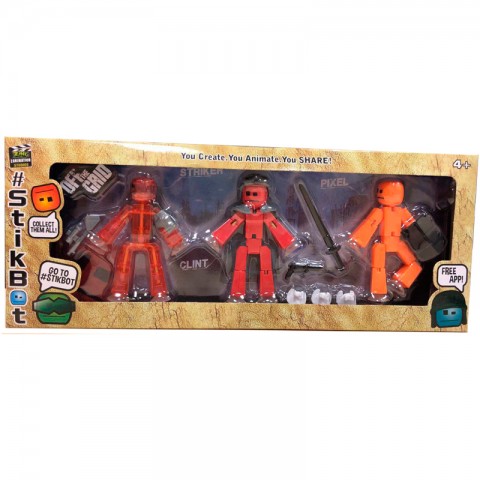 Набор для анимации Zing StikBot "Войны" 3 штуки-1