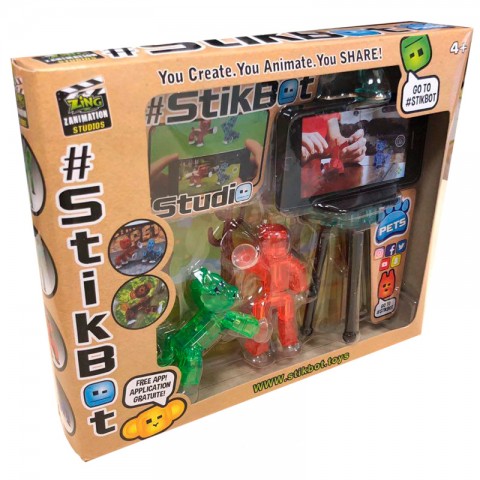 Набор для анимации StikBot "Стикбот, собака, штатив"-2