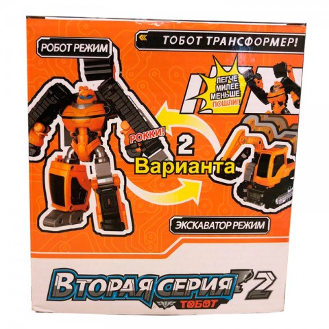 Игрушка-трансформер "Тобот" мини Рокки-3