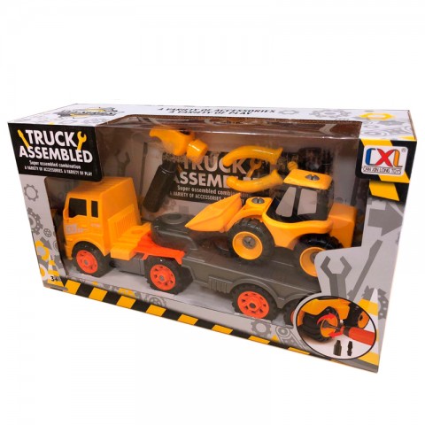 Набор-конструктор CXL "Грузовик и бульдозер"-1