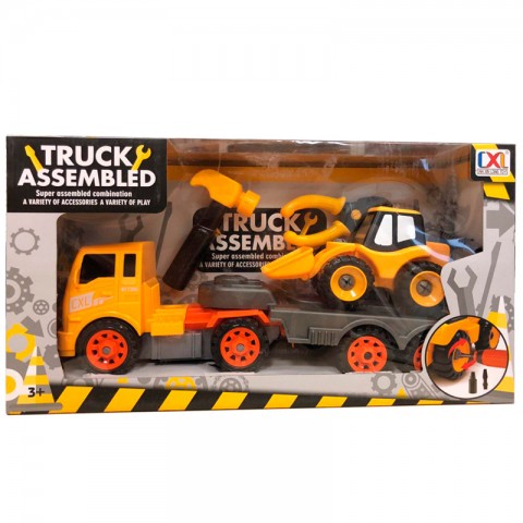 Набор-конструктор CXL "Грузовик и бульдозер"-2