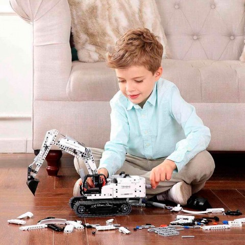 Игрушка-конструктор Xiaomi Building Block Engineering Excavator-2