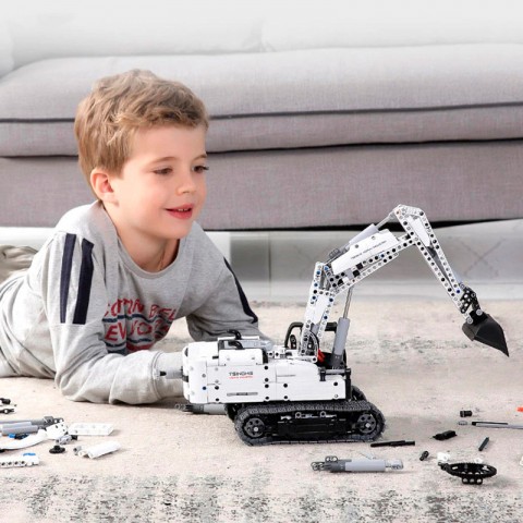 Игрушка-конструктор Xiaomi Building Block Engineering Excavator-1