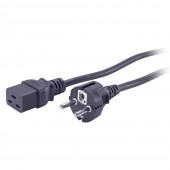 Кабель питания C19 для ASIC-майнера, 1.5 метра (3x2мм) Кабель питания C19 для ASIC-майнера, 1.5 метра (3x2мм)