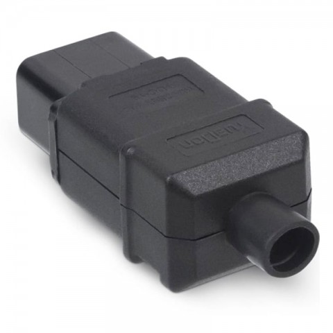 Разборная вилка С19, 16А, 250V, черная-4