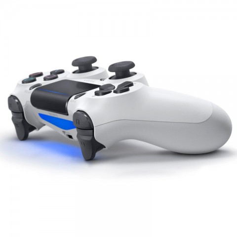 Игровой контроллер Dualshock 4 v2 для PS4, оригинал, белый-3