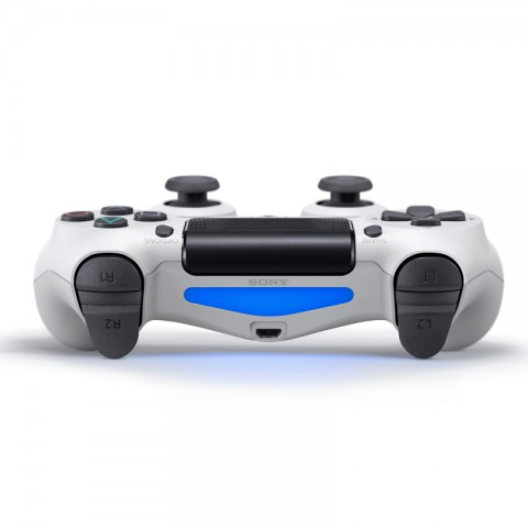 Игровой контроллер Dualshock 4 v2 для PS4, оригинал, белый-4