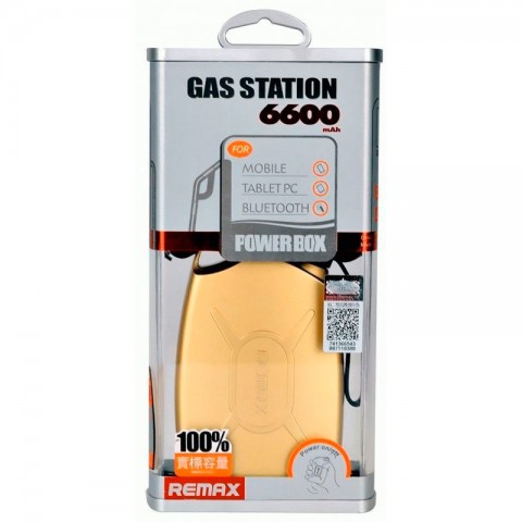 Внешний аккумулятор Remax Oil Drum Power Bank 6000 mAh, золотой-3