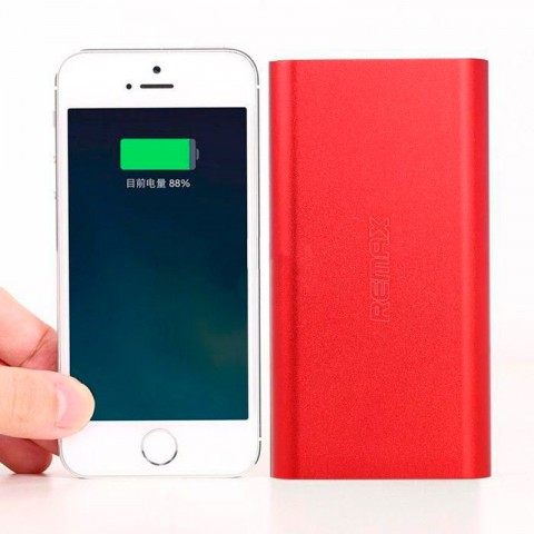 Внешний аккумулятор Remax Vanguard Power Bank 6600 mAh, красный-1