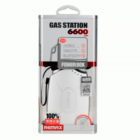 Внешний аккумулятор Remax Oil Drum Power Bank 6000 mAh, серебряный-3