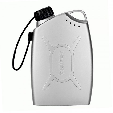 Внешний аккумулятор Remax Oil Drum Power Bank 6000 mAh, серебряный