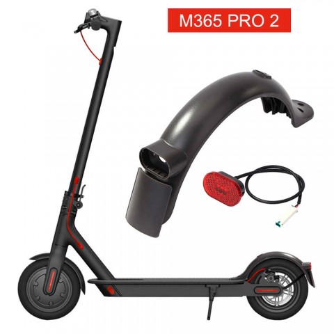 Заднее крыло+фонарь для элeктросамоката Xiaomi M365 1S / M365 Pro2-1
