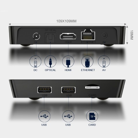 ТВ-приставка X96Q Pro, 16/2Gb, Android-7