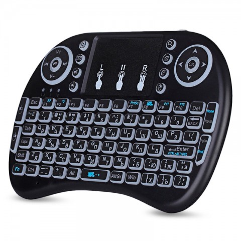 Беспроводная клавиатура i8 с подсветкой-3