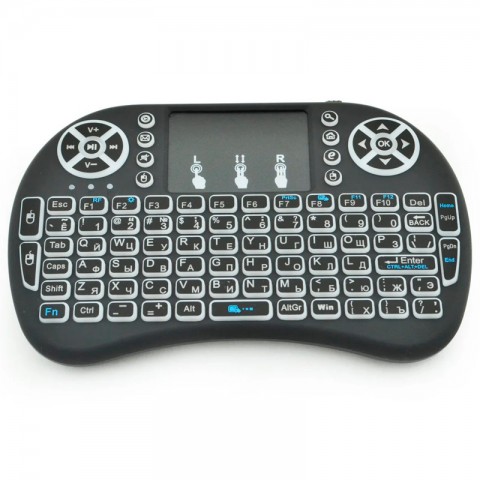 Беспроводная клавиатура i8 с подсветкой-2