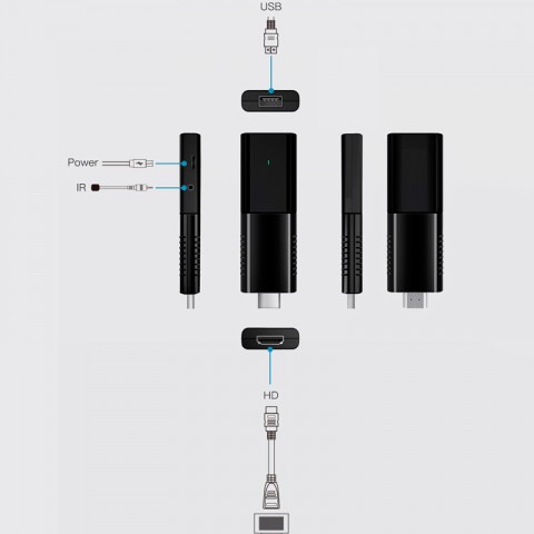 ТВ-приставка COMiX Q3 (XS97) 4K TV-Stick, 2/16Gb, Android-3