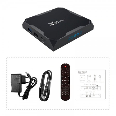 ТВ-приставка X96 Max+, 2/16Gb, Android-1