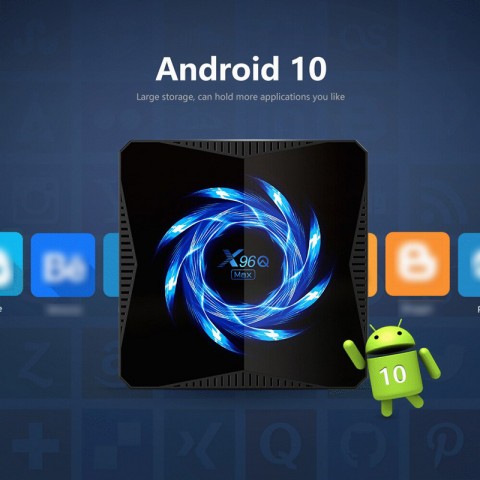 ТВ-приставка X96Q Max, 4/64Gb, Android-8