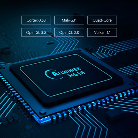 ТВ-приставка X96Q Max, 4/64Gb, Android-9