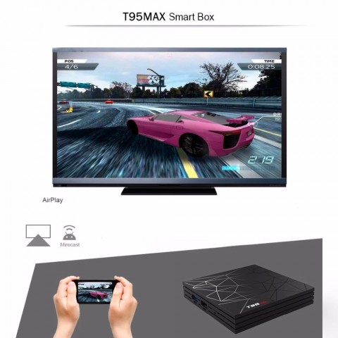 ТВ-приставка T95 Max 4/32Gb, Android-3