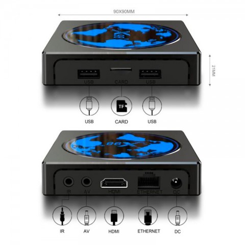 ТВ-приставка X98 mini 32Gb/4Gb, Android-4