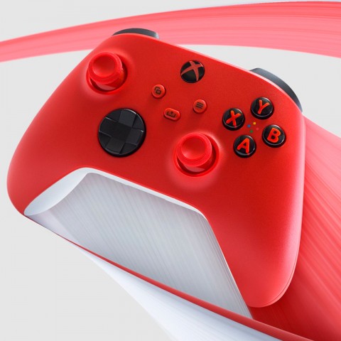Игровой контроллер (геймпад) Xbox Series X/S, красный, оригинальный-2