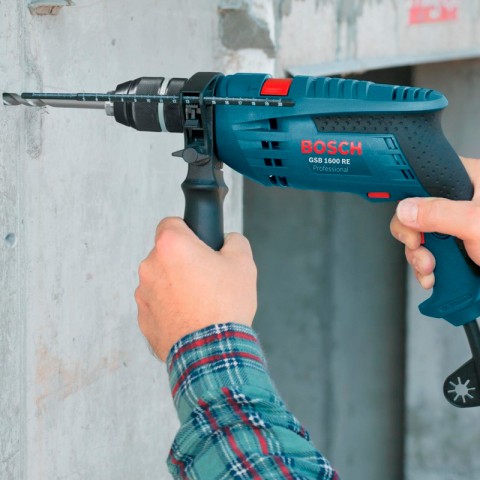 Ударная дрель Bosch GSB 1600 RE-2