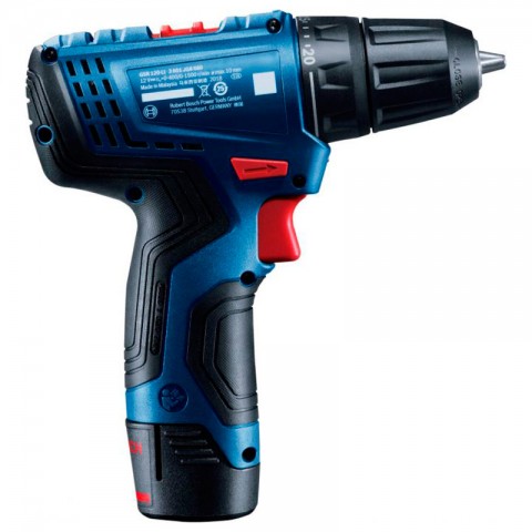 Аккумуляторная дрель-шуруповерт Bosch GSR 120-Li 2x2,0 Ач-1