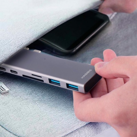 Док-станция Hagibis Type-C multifunctional docking station-7