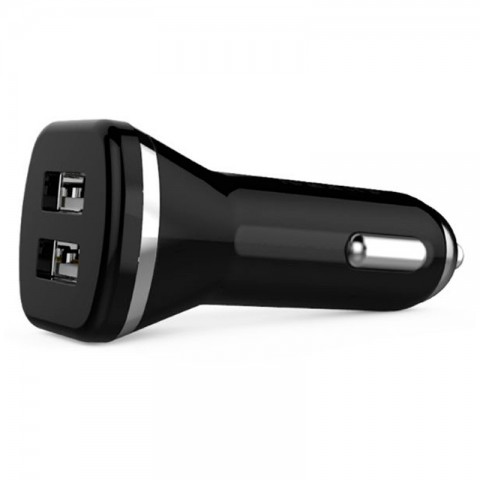 Автомобильное зарядное LDNIO DL-DC219 Lightning, черное-2