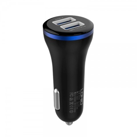 Автомобильное зарядное устройство LDNIO DL-C23 3.1A, черное-1