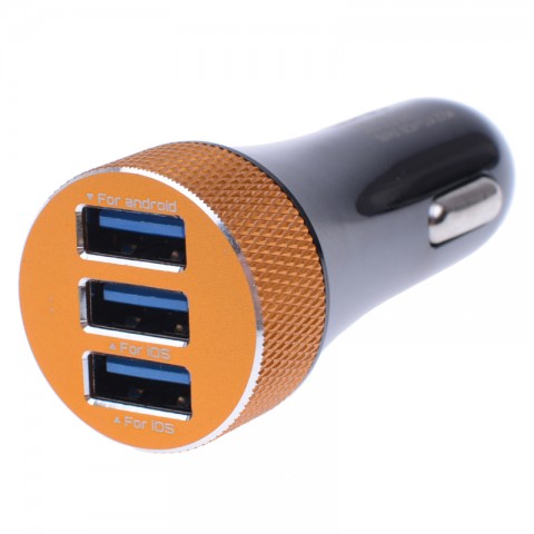 Автомобильное зарядное LDNIO DL-C50 microUSB, черное-1