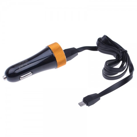 Автомобильное зарядное LDNIO DL-C50 microUSB, черное-2