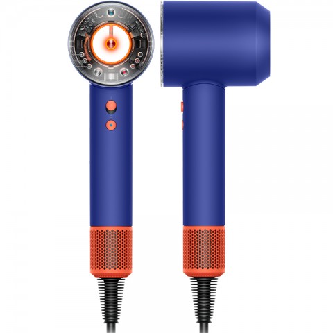 Фен для волос Dyson Nural Vinca Blue/Topaz Orange (HD16) + кейс