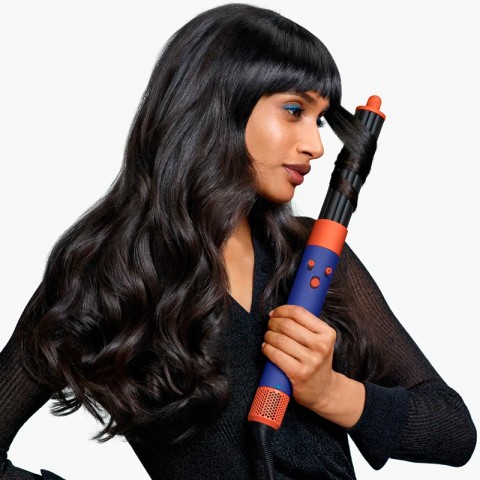 Стайлер для волос Dyson Airwrap Styler i.d. Straight + Wavy Vinca Blue/Topaz Orange (HS08)-2
