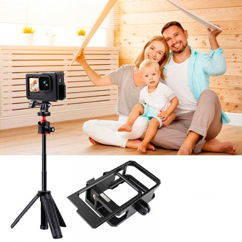 Рамка защитная крепежная для GoPro Hero 9/10/11/12/13, с дверцей-1