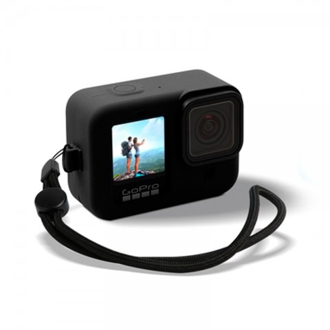 Чехол силиконовый с крышкой и ремешком для GoPro Hero 9/10/11/12-1