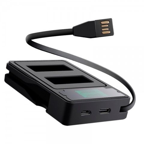 Зарядное устройство двойное для GoPro Hero 9/10/11/12/13