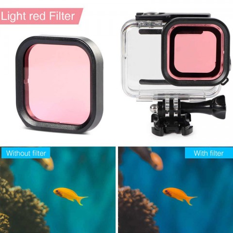 Фильтры световые для аквабокса GoPro Hero 8 (3 штуки)-4