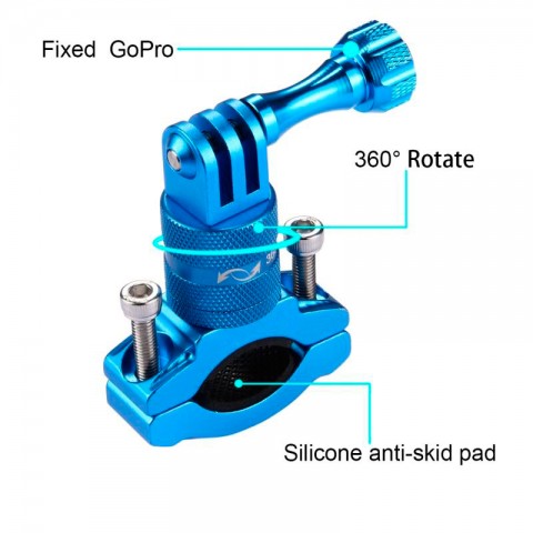 Крепление на руль поворотное для GoPro алюминиевое-5