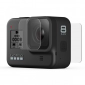 Стекло защитное для GoPro Hero 8 комплект 2 шт (на дисплей, линзу) Стекло защитное для GoPro Hero 8 комплект 2 шт (на дисплей, линзу)