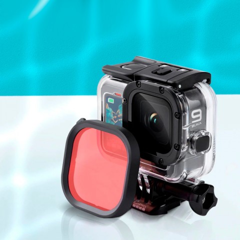 Фильтры световые для аквабокса GoPro Hero 9/10/11/12/13 (3 штуки)-5