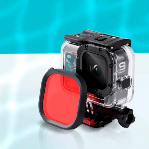 Фильтры световые для аквабокса GoPro Hero 9/10/11/12/13 (3 штуки)-7