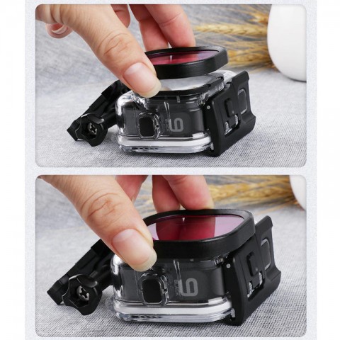 Фильтры световые для аквабокса GoPro Hero 9/10/11/12/13 (3 штуки)-8