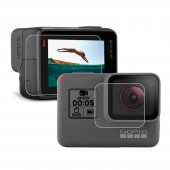 Пленка защитная для GoPro Hero 5/6/7 комплект 2 шт (на дисплей, линзу) Пленка защитная для GoPro Hero 5/6/7 комплект 2 шт (на дисплей, линзу)