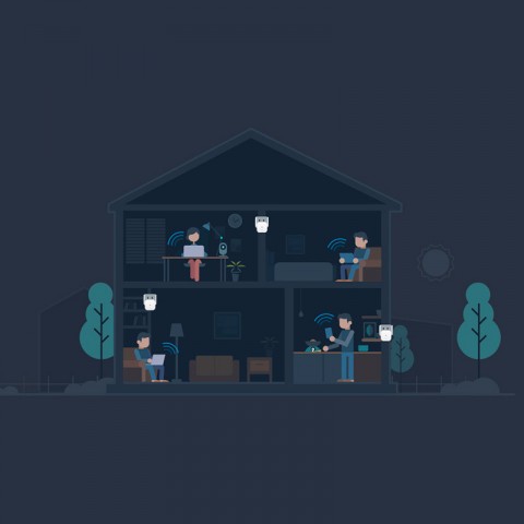 Усилитель сигнала Xiaomi Mi Wi-Fi Amplifier PRO-5